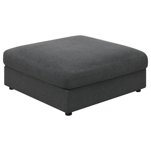 Serene - Square Upholstered Ottoman - Simple Home Plus