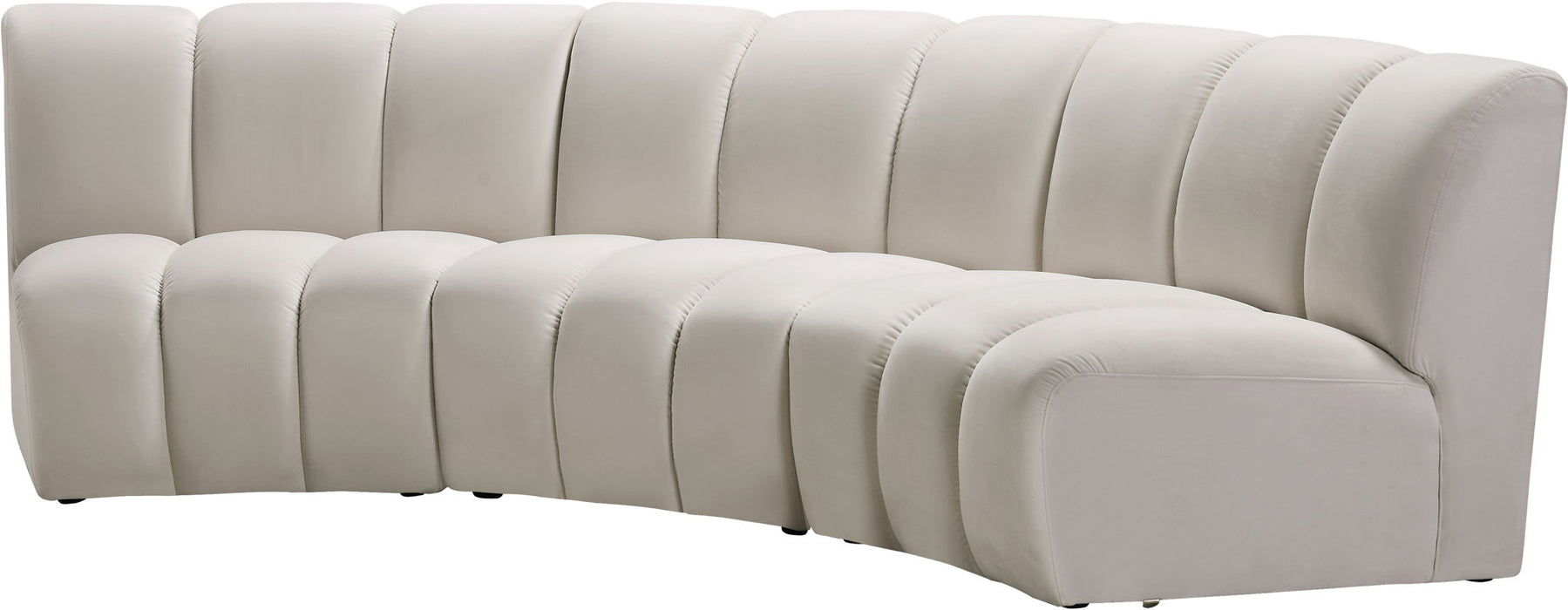 Infinity - 3 Piece Velvet Modular Sectional - Simple Home Plus