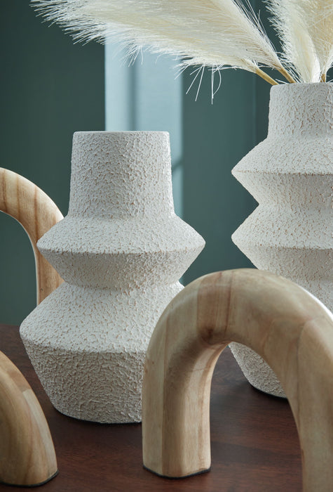 Maddwarth - White / Natural Brown - Accessory Set (Set of 5) - Simple Home Plus