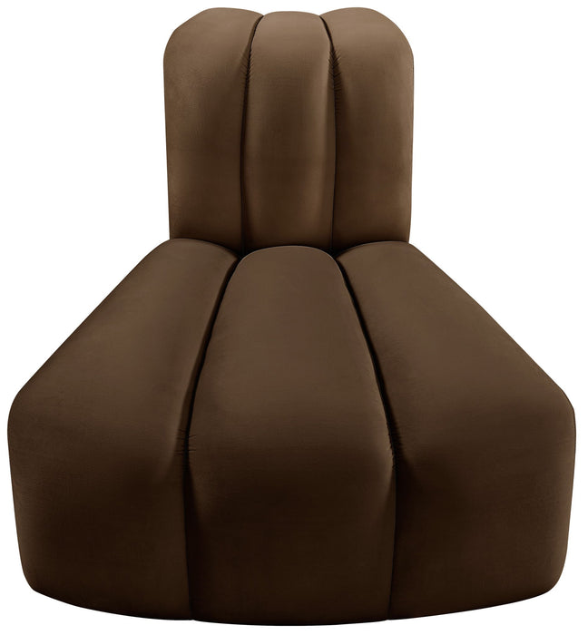 Arc - Velvet Reverse Corner Chair - Simple Home Plus