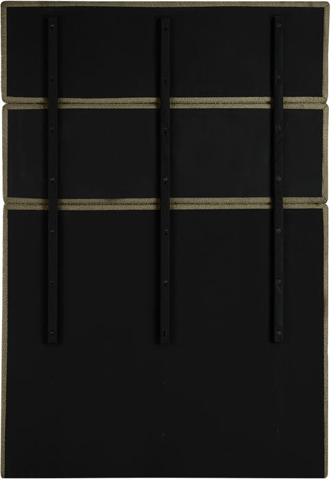 Adam - Boucle Fabric Bed With 89" Headboard - Simple Home Plus