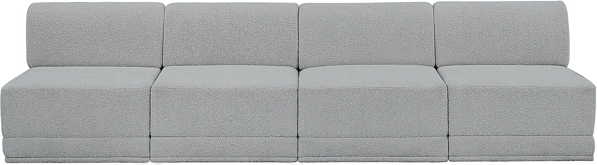 Ollie - 4 Seat Armless Modular Sofa - Simple Home Plus