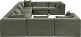 Stellar - 8 Piece Chenille Fabric Upholstered Modular Sectional - Simple Home Plus