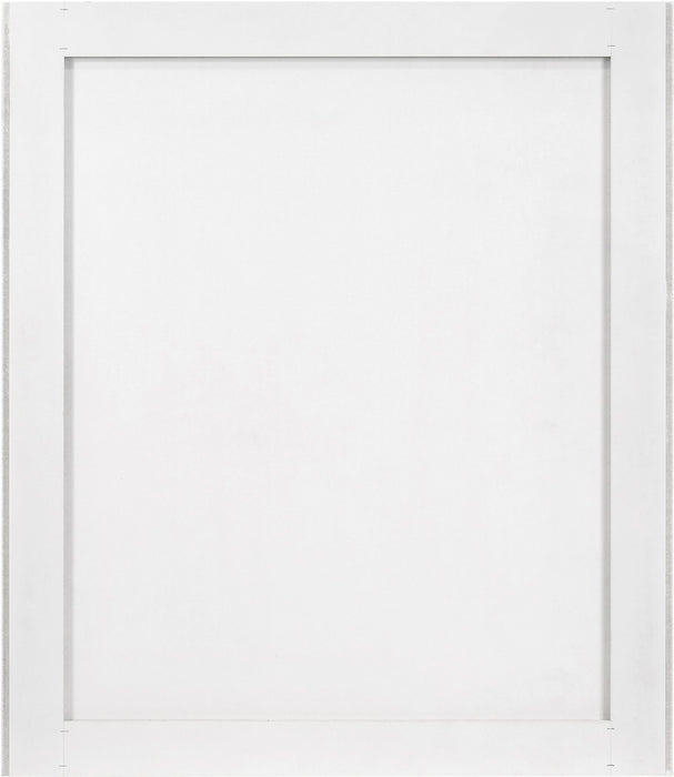 Modernist - Mirror With Stainless Steel Base - White - Simple Home Plus