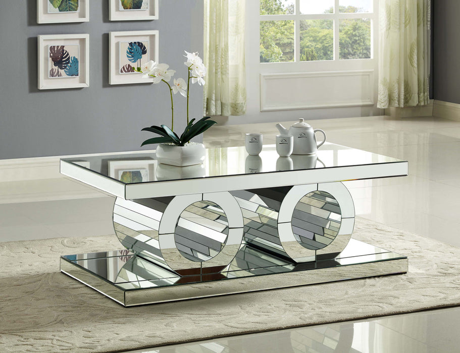 Jocelyn - Coffee Table - Pearl Silver - Simple Home Plus