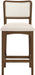Atrium - Counter Stool With Brushed Brown Base (Set of 2) - Simple Home Plus