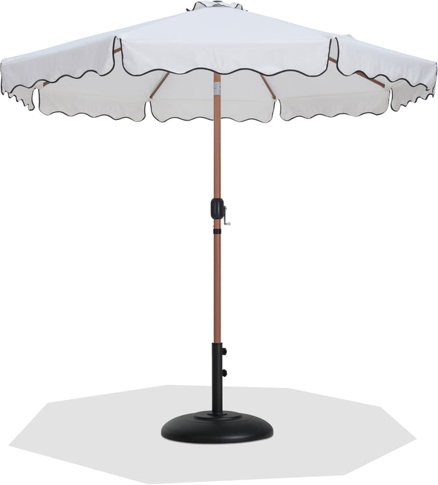 Amalfi - Patio Umbrella - Black Base / Light Brown Pole - Simple Home Plus