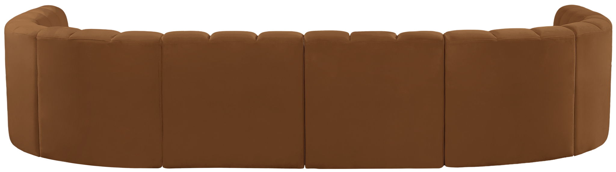 Arc - Velvet Modular U-Shaped Sectional - Saddle - Simple Home Plus