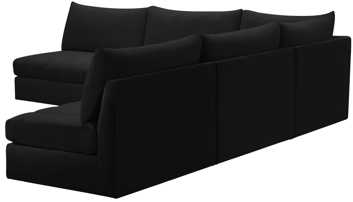 Jacob - Modular Corner Armless Sectional 5 Piece - Simple Home Plus