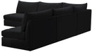 Jacob - Modular Corner Armless Sectional 5 Piece - Simple Home Plus