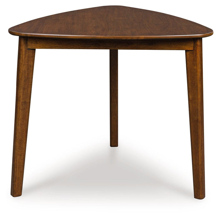 Tameride - Brown - Triangle Dining Room Table - Simple Home Plus
