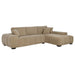 Octavia - Upholstered Sectional Chaise Sofa - Simple Home Plus