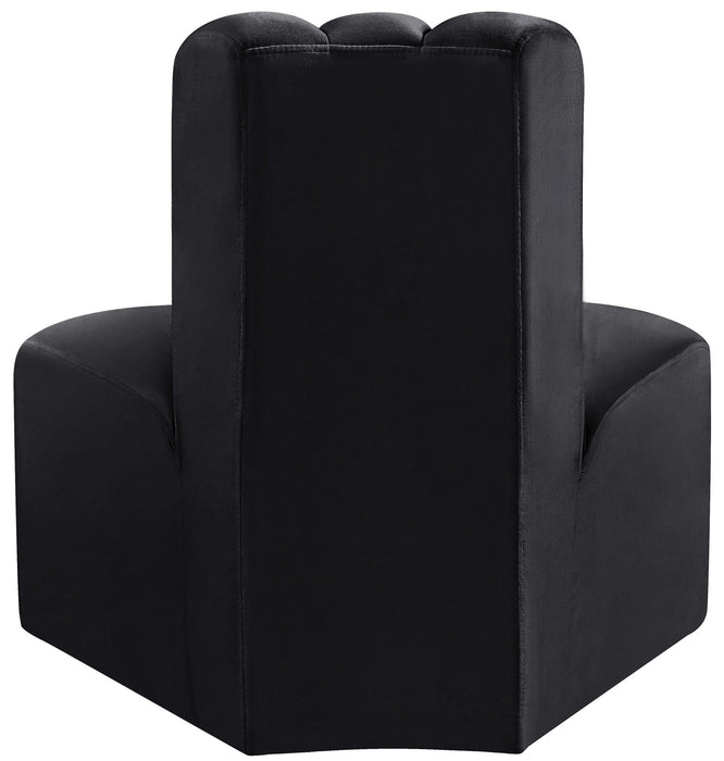 Arc - Velvet Reverse Corner Chair - Simple Home Plus
