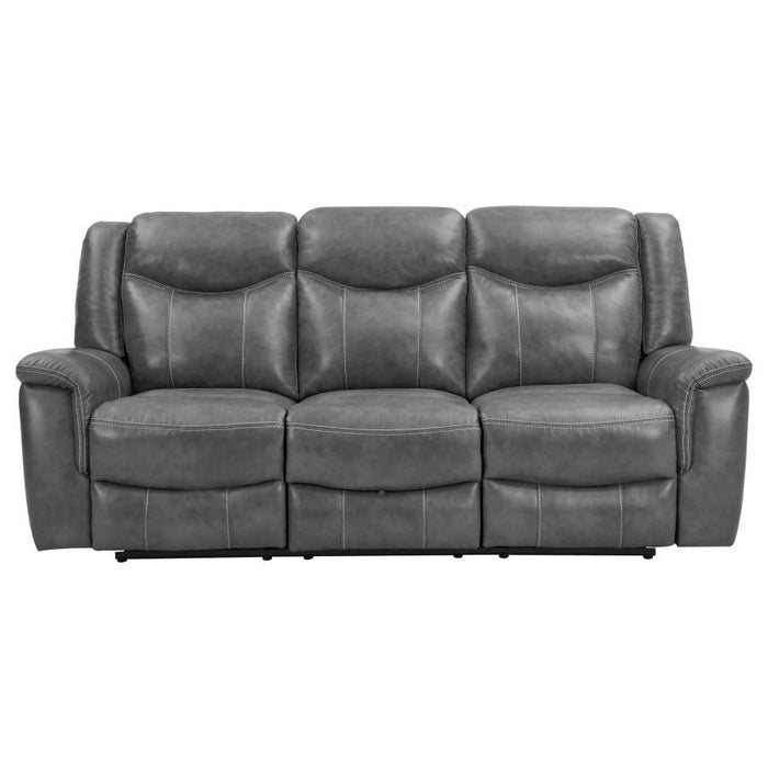 Conrad - Upholstered Padded Arm Motion Sofa Set - Simple Home Plus