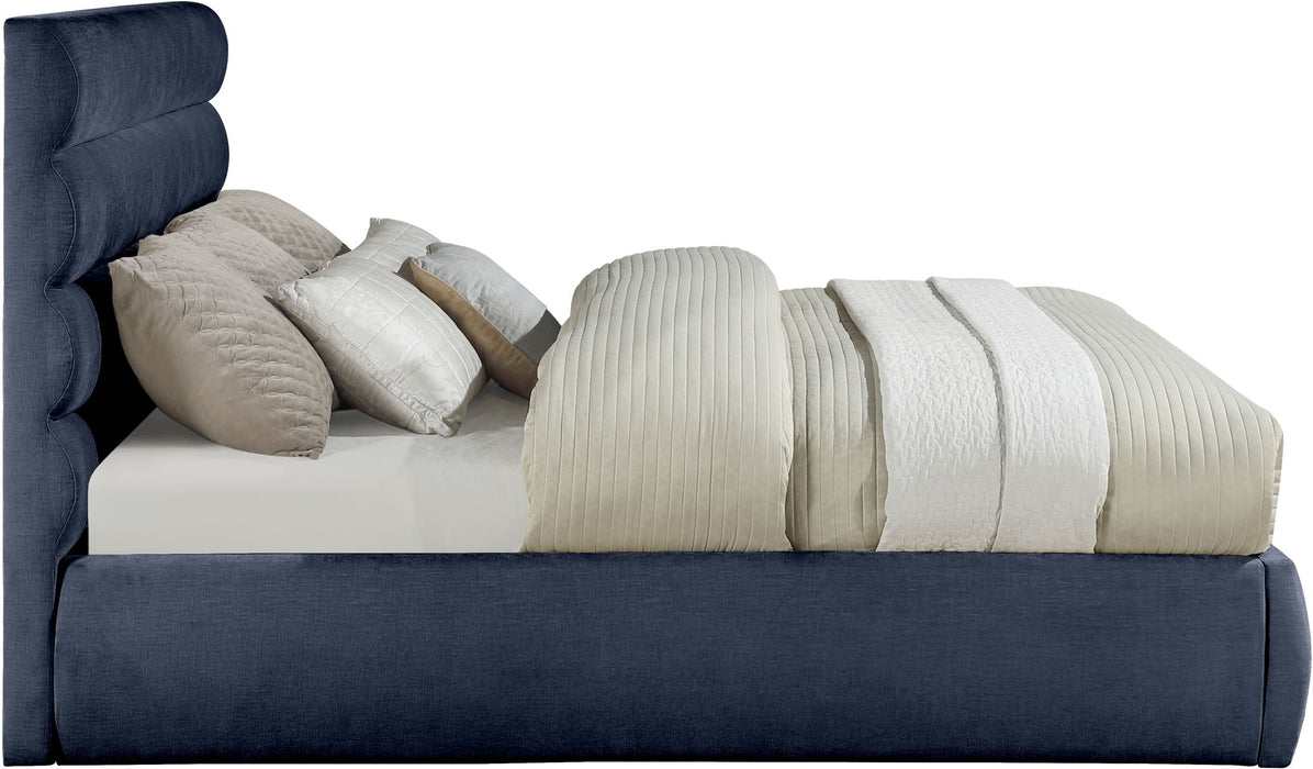 Adam - Chenille Fabric Bed With 52" Headboard - Simple Home Plus