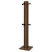 Rikkie - Coat Rack And Mirror - Walnut - Simple Home Plus