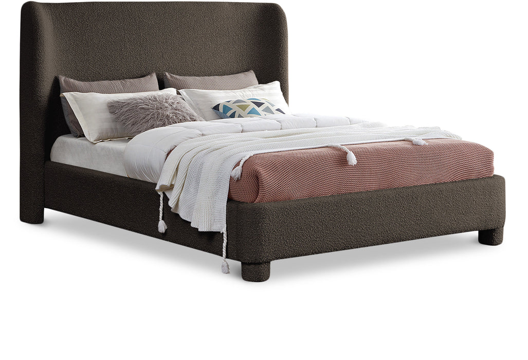 Penny - Boucle Fabric Bed - Simple Home Plus