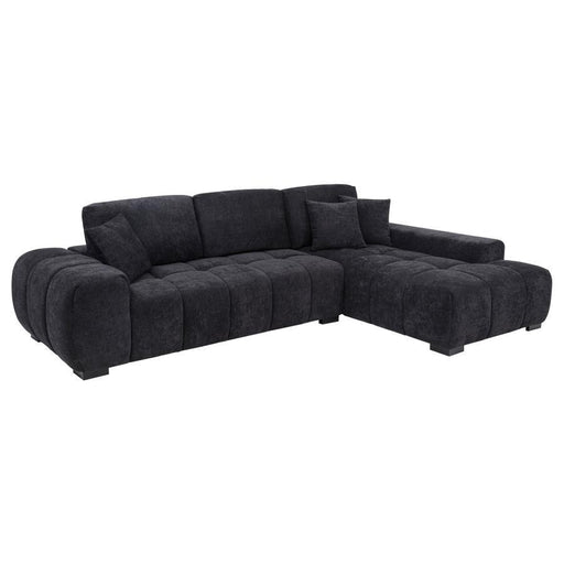 Octavia - Fabric Upholstered Sectional Chaise Sofa - Simple Home Plus