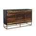 Zara - 2-Door Wood Accent Storage Cabinet - Simple Home Plus