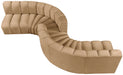 Arc - Velvet 6 Piece Modular Sofa - Simple Home Plus