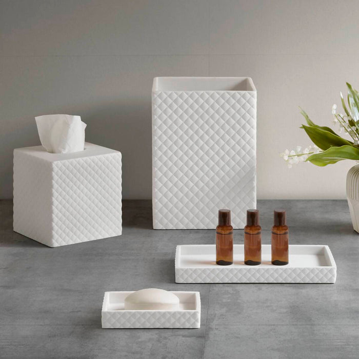 Resin - Bath Accessories Set - White - Simple Home Plus