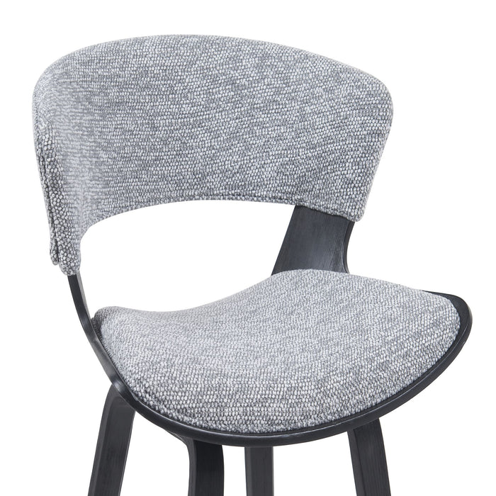 Jagger - Modern Barstool With Black Frame - Simple Home Plus