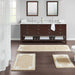 Evan - 30" Tufted Bath Rug - Taupe - Simple Home Plus