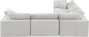 Comfy - 5 Piece Velvet Modular Corner Sectional - Simple Home Plus