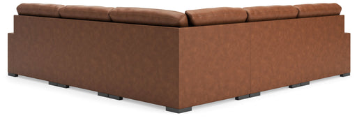 Calden - 5-Piece Sectional - Caramel - Simple Home Plus