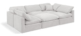 Indulge - Velvet 6 Piece Modular Sectional - Simple Home Plus