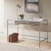 Adela - Writing Desk - Antique Silver - Simple Home Plus