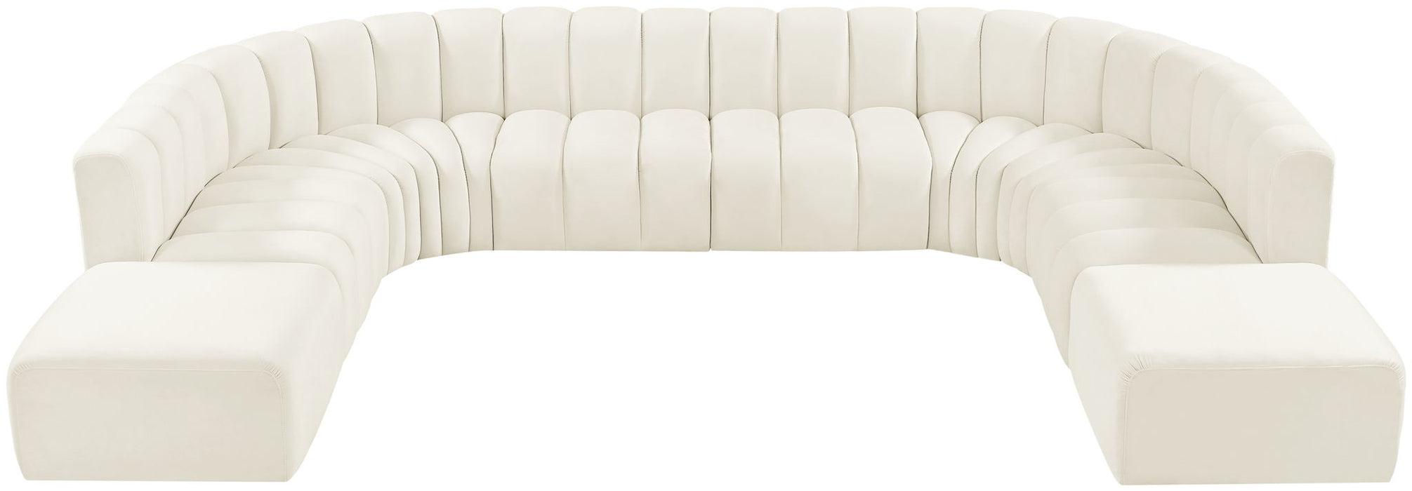 Arc - Velvet Modular Sectional - Simple Home Plus