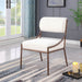 Bastille - Upholstered Dining Side Chair (Set of 2) - Bronze Frame - Simple Home Plus
