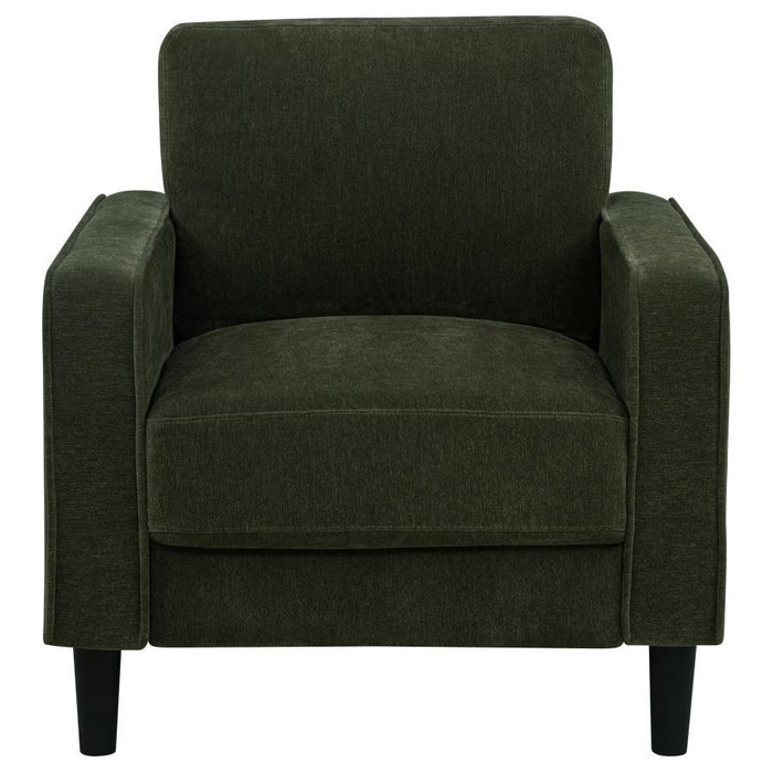 Ruth - Upholstered Track Arm Accent Chair - Simple Home Plus
