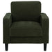 Ruth - Upholstered Track Arm Accent Chair - Simple Home Plus