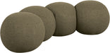 Apollo - Boucle Fabric Bench - Simple Home Plus
