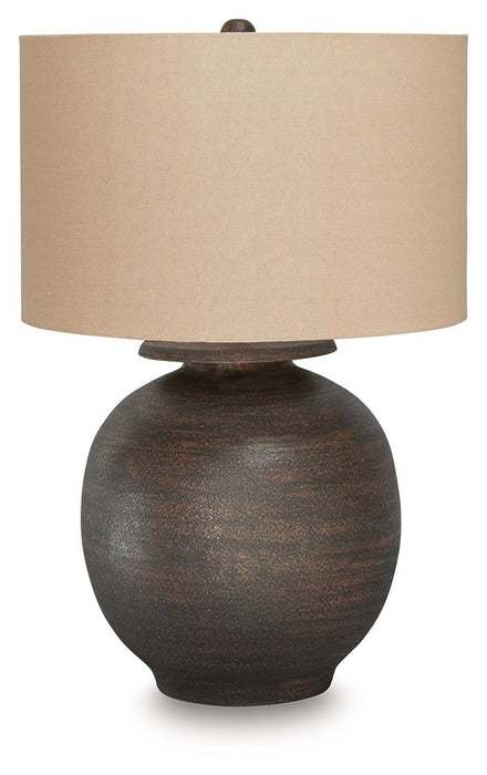 Carlenbury - Antique Brown - Metal Table Lamp - Simple Home Plus