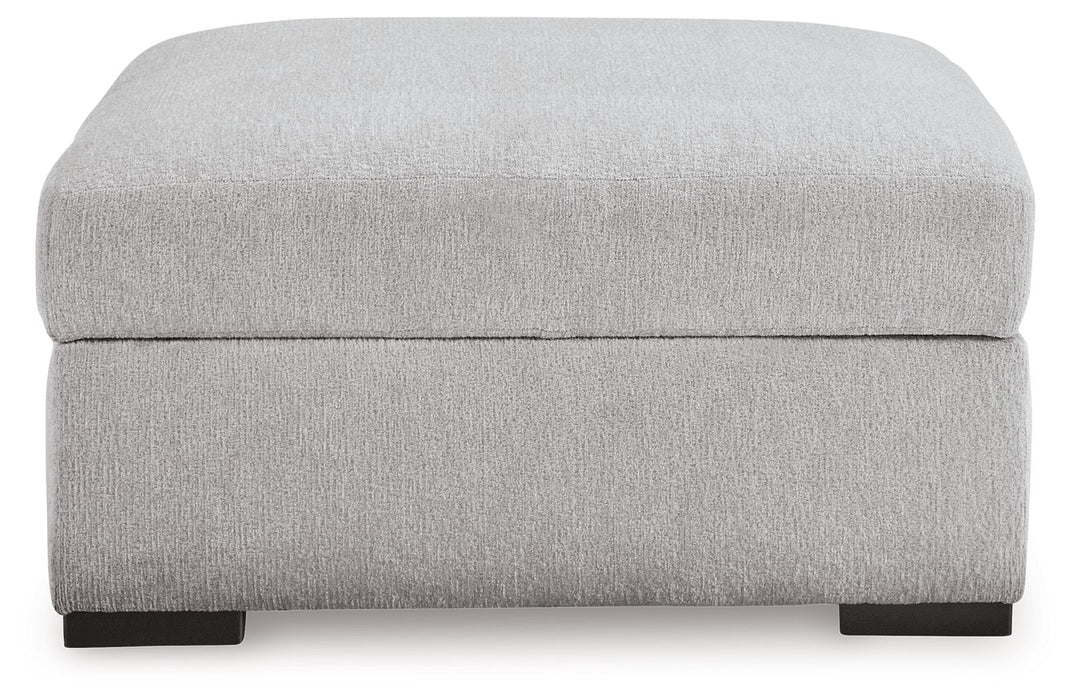 Gabyleigh - Nickel - Ottoman With Storage - Simple Home Plus