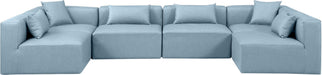 Cube - 6 Piece Modular Armless Sectional - Simple Home Plus