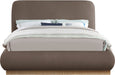 Rigby - Linen Bed With Natural Base - Simple Home Plus