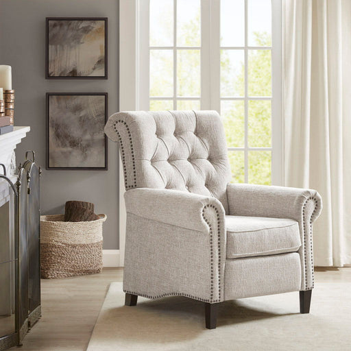 Aidan - Push Back Recliner - Cream - Simple Home Plus