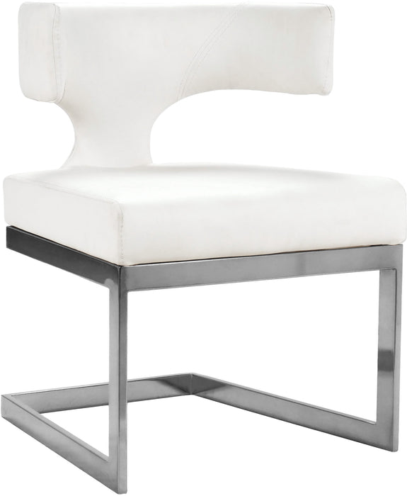 Alexandra - Dining Chair with Chrome Legs - Simple Home Plus