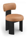 Atelier - Vegan Leather Upholstered Dining Chair (Set of 2) - Black Frame - Simple Home Plus