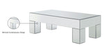 Lainy - Coffee Table - Pearl Silver - Simple Home Plus