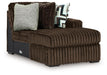 Midnight-Madness - RAF Corner Chaise - Chocolate - Simple Home Plus