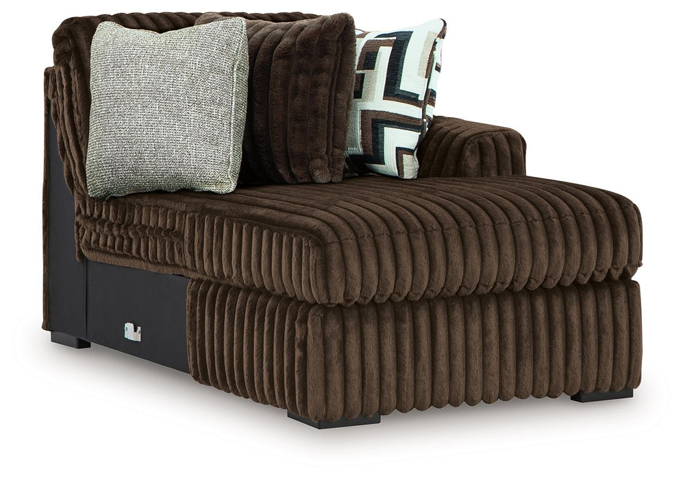 Midnight-Madness - RAF Corner Chaise - Chocolate - Simple Home Plus