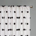 Sophie - 63" Pom Pom Embellished Window Panel - Black - Simple Home Plus