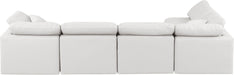 Indulge - Faux Leather 5 Piece Modular Sectional - Simple Home Plus