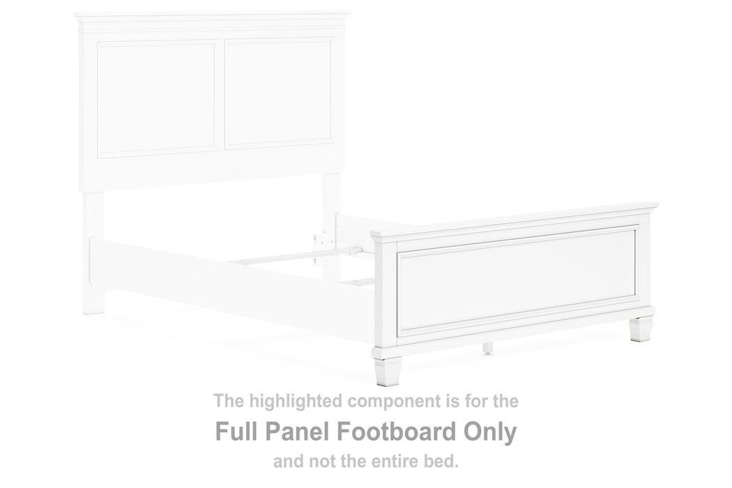Fortman - Full Panel Footboard - White - Simple Home Plus