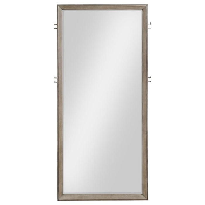 Durango - Full Length Standing Floor Mirror - Washed Oak - Simple Home Plus